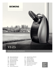 Manual Siemens VSZ5XTRM7 Vacuum Cleaner