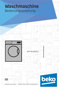 Bedienungsanleitung BEKO WMY81466ST Waschmaschine