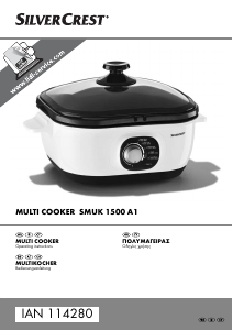 Manual SilverCrest IAN 114280 Multi Cooker