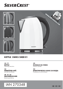 Manual SilverCrest SWKS 2400 E1 Kettle