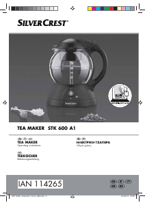 Manual SilverCrest IAN 114265 Tea Machine