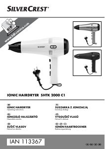 Manual SilverCrest SHTK 2000 C1 Hair Dryer