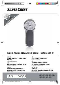 Manual SilverCrest SSGRB 500 A1 Facial Cleansing Brush