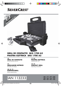 Manual de uso SilverCrest IAN 113233 Grill de contacto