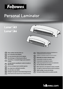 Manual Fellowes Lunar A3 Laminator