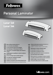 Návod Fellowes Lunar A3 Laminátor