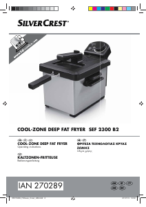 Manual SilverCrest SEF 2300 B2 Deep Fryer