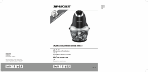 Manuale SilverCrest SMZG 500 A1 Tritatutto
