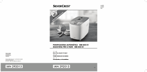 Manual SilverCrest SBB 850 D1 Bread Maker