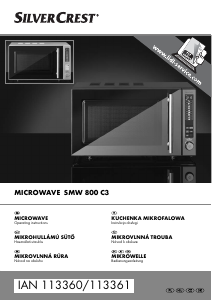 Bedienungsanleitung SilverCrest SMW 800 C3 Mikrowelle