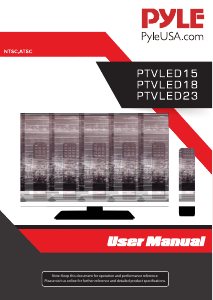 Manual Pyle PTVLED23 LED Television