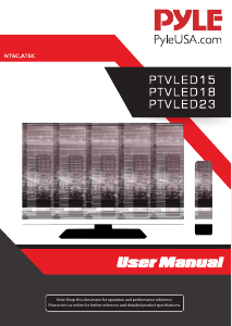 Bruksanvisning Pyle PTVLED23 LED TV