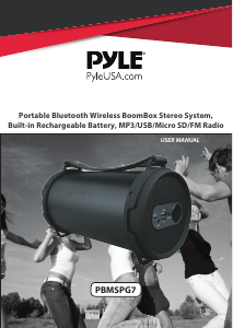 Handleiding Pyle PBMSPG7 Luidspreker