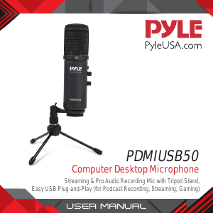 Bruksanvisning Pyle PDMIUSB50 Mikrofon