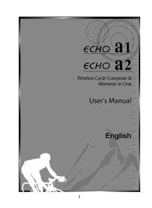 Manual Echowell a2 Cycling Computer
