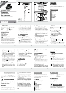 Manuál SilverCrest IAN 116121 Závěsná váha na zavazadla