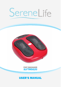 Handleiding SereneLife SLFTMSG20 Massageapparaat