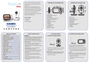 Manual SereneLife SLBCAM20 Baby Monitor