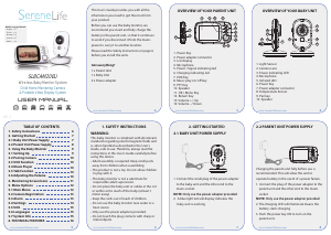 Manual SereneLife SLBCAM20EU Baby Monitor