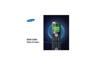 Mode d’emploi Samsung SGH-I200 Téléphone portable