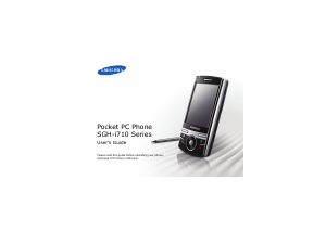 Bruksanvisning Samsung SGH-I710 Mobiltelefon