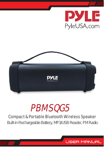 Handleiding Pyle PBMSQG5 Luidspreker