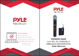 Bruksanvisning Pyle PDWM13UH Mikrofon