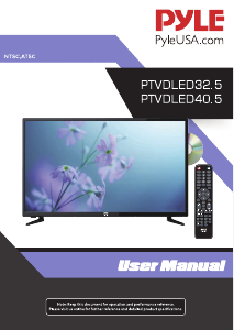 Bruksanvisning Pyle PTVDLED40.5 LED TV
