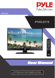 Handleiding Pyle PTVLED15.6 LED televisie
