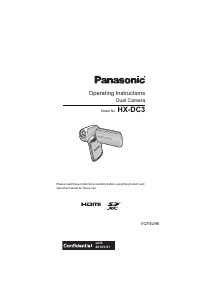 Handleiding Panasonic HX-DC3GD Camcorder