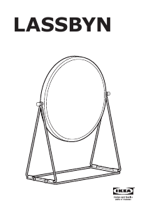 Руководство IKEA LASSBYN Зеркало