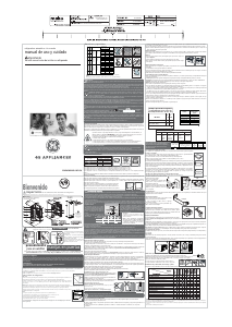 Manual de uso GE RGA300FHRE Frigorífico combinado