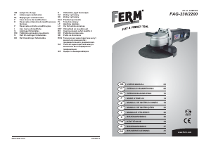 Käyttöohje FERM AGM1005 Kulmahiomakone