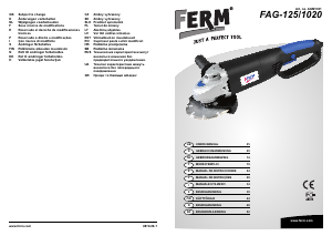 Manual FERM AGM1031 Angle Grinder