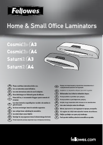 Manual Fellowes Saturn 2 A3 Laminator