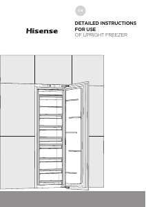Bruksanvisning Hisense FIV276N4AW1 Frys