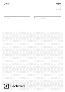 Manual Electrolux LP14V Máquina de lavar louça