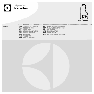 Manual de uso Electrolux UltraOne ZUOGREEN Aspirador