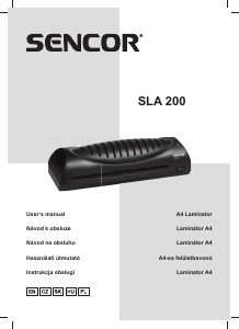 Instrukcja Sencor SLA 200 Laminator