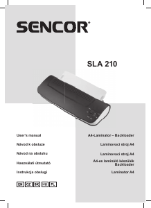 Instrukcja Sencor SLA 210 Laminator