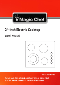 Manual Magic Chef MCSCTE24BG Hob