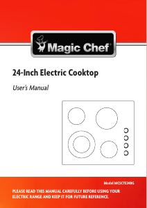 Bruksanvisning Magic Chef MCSCTE24BG Häll