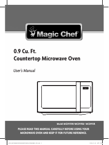 Bruksanvisning Magic Chef MCD993R Mikrovågsugn