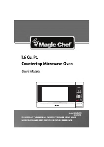 Bruksanvisning Magic Chef MCM1611B Mikrovågsugn