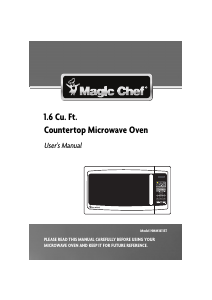 Bruksanvisning Magic Chef HMM1611W Mikrovågsugn