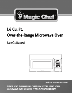 Bruksanvisning Magic Chef MCO1610BF Mikrovågsugn