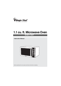 Manual Magic Chef MCM1110ST Microwave