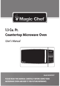 Manual Magic Chef MCM1310ST Microwave
