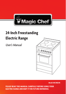 Manual Magic Chef MCSRE24S Range