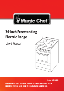 Bruksanvisning Magic Chef MCSRE24S Spis